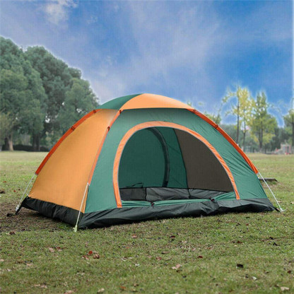 SIMESTICH 2 Person Camping Tent | 5-10 Minute Setup | Superior Air Ventilation Tent - For All Age Group  (Multicolor)
