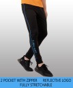 Solid Men Black, Blue Track Pants