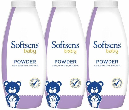 Softsens Baby Powder 200g (Pack of 3)  (3 x 200 g)