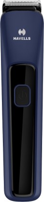 HAVELLS BT5112c Beard Trimmer  Runtime: 45 min Trimmer for Men  (Black, Blue)