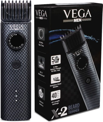 VEGA VHTH-17  Runtime: 90 mins Trimmer for Men  (Grey, Black)