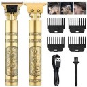 HAMOFY Professional MaxtopT99 Rechargeable Cordless Electric Blade Beard Trimmer N72 Trimmer 10 min  Runtime 4 Length Settings  (Gold)