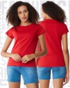 Solid Women Round Neck Red T-Shirt