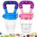 Aradent Pack Of 2 Pcs Silicone Baby Infant Fruit Feeder Dummy Pacifier Newborn Nipple Teether and Feeder  (Multicolor)