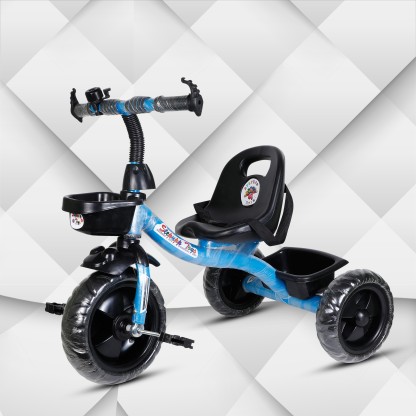 Stepupp Grow BABY WITH BASKET LIGHT BLUE COLOUR FOR KIDS stp g light blue kids tricycle,baby tricycle,tricycle-006 Tricycle  (Blue)