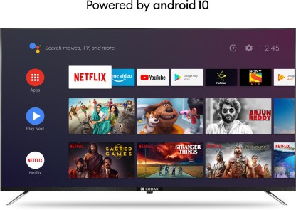 KODAK CA Series 126 cm (50 inch) Ultra HD (4K) LED Smart Android TV with Dolby Digital Plus & DTS TruSurround  (50CA7077)