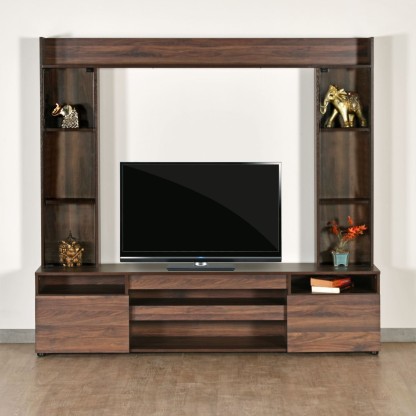 @Home by nilkamal Walton Engineered Wood TV Entertainment Unit  (Finish Color - Wenge, Knock Down)