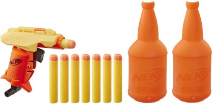 Nerf Stinger SD-1 Targeting Set with Blaster, 2 Half-Targets and 8 Elite Darts Darts & Plastic Bullets  (Multicolor)