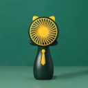 HOUSE OF QUIRK Cooling Fan for Bedroom Office Mini Fan - Cartoon Fan Mini Portable Fans USB Rechargeable(MultiColor) USB Fan  (Multicolor)