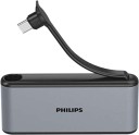 PHILIPS 4 in 1 USB DLK5527C/00 USB Hub  (Grey)