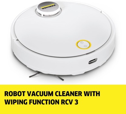 Karcher RCV 3 Robot Robotic Floor Cleaner (WiFi Connectivity)  (White)