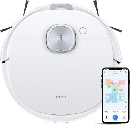 ECOVACS DEEBOT N10 Robotic Floor Cleaner (WiFi Connectivity, Google Assistant and Alexa)  (Dove White)