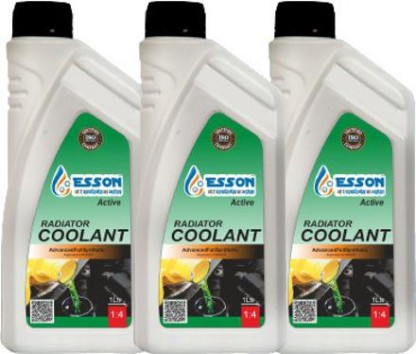 ESSON RADIATOR COOLANT -P3 Car Care Concentrate (Pack of 3) Coolant Green  (3 L)