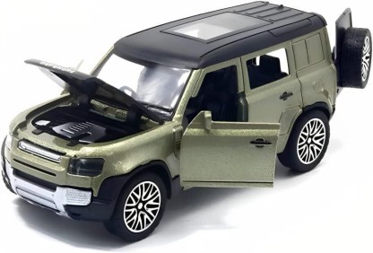 ZUNBELLA Land Rover Defender 1:36 Diecast Model With Openable Doors and Bonnet For Kids  (Multicolor, Pack of: 1)