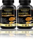 Naturewell Fish Oil (Triple Strength) With 1000Mg Omega 3 (600Mg Epa, 400Mg Dha) (Pack of 2)  (2 x 60 No)