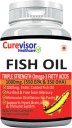 Curevisor Omega-3 Triple Strength Fish Oil 1000mg (550mg EPA & 350mg DHA)-60 Softgels  (60 No)