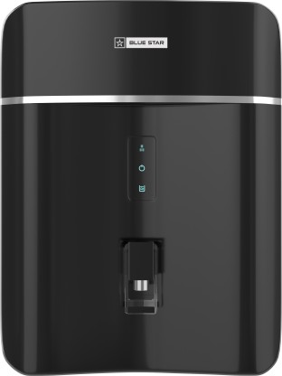 Blue Star Opulus 8 L RO + UV + UF + IBT + Alkaline Water Purifier  (Black)