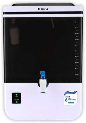 MarQ by Flipkart Grand Plus 10 L RO + UV + UF Water Purifier with Prefilter  (Black and White)