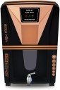 Aqua Fresh Crystal black LED COPPER+RO+UV+TDS 12 L electric borewell water purifier 12 L RO + UV + Copper Water Purifier  (Black, Copper)