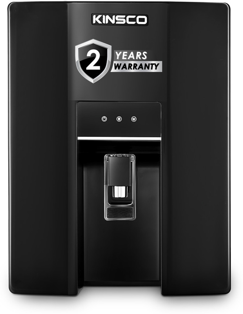 Aqua Rapid Needs No service for 2 Years 9 L RO + UF + UV + Copper + Alkaline + Mineralizer Water Purifier (Black)