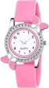 Pink diamond studded attractive butterfly stylish women Analog Watch Analog Watch  - For Women