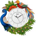 AJANTA Analog 35 cm X 35 cm Wall Clock  (Multicolor, With Glass, Standard)
