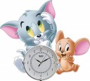 AJANTA Analog 38.1 cm X 38.1 cm Wall Clock  (Grey, Brown, With Glass, Standard)