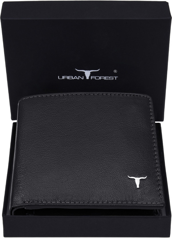 Men Casual, Formal Black Genuine Leather Wallet - Regular Size  (8 Card Slots)