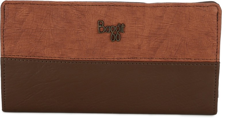 Women Casual Brown Artificial Leather Wallet  (6 Card Slots)