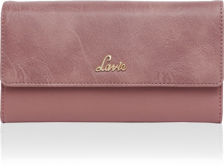Women Casual Purple Artificial Leather Wallet - Mini  (10 Card Slots)