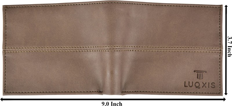 Men Casual Brown Artificial Leather Wallet  (6 Card Slots)