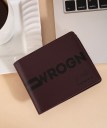 Men Maroon Genuine Leather Wallet - Regular Size  (4 Card Slots)