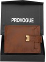 Men Casual Brown Artificial Leather RFID  Wallet  (7 Card Slots)