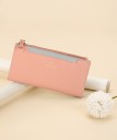 Women Casual Pink Artificial Leather Wallet