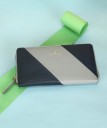Women Casual Blue, Grey Artificial Leather Wallet
