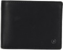 Men Black Genuine Leather Wallet  (4 Card Slots)
