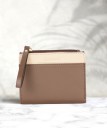 Women Casual Brown Artificial Leather Wrist Wallet  (1 Card Slot)