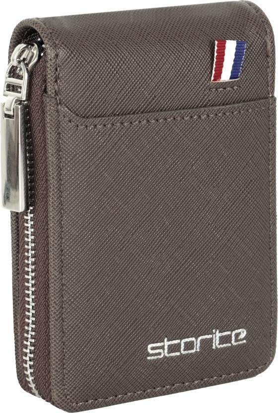 Men & Women Casual, Formal, Travel, Trendy Brown Artificial Leather Card Holder  (9 Card Slots)