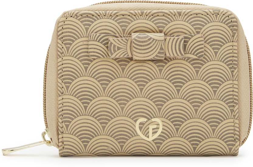 Women Casual Yellow Artificial Leather Wallet  (6 Card Slots)