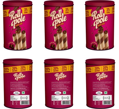 Haldiram's Roll Pole Wafer Rolls  (3 x 180 g)
