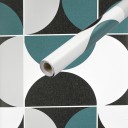 WallBerry Abstract Multicolor Wallpaper  (100 cm x 40 cm)