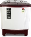MarQ by Flipkart 6 kg 5 Star Rating Semi Automatic Top Load Washing Machine White, Maroon  (MQSA60H5M)