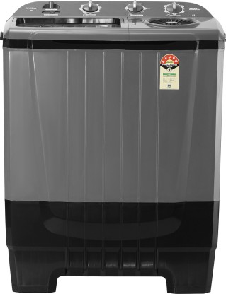 ONIDA 8 kg 5 star and In-built Basket Semi Automatic Top Load Grey  (S80SBXG)