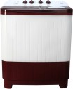 Voltas Beko 7 kg with Fast Dry, Double Waterfall, 5 Wing Pulsator Semi Automatic Top Load Washing Machine Maroon, White  (WTT70DBRTF)