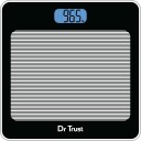 Dr Trust USA Model 520 Paris Personal Digital Electronic Body Weight Machine For Human Body 180Kg Capacity Weighing Scale  (Black & White)
