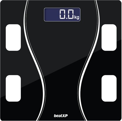 beatXP Fusion Curve Weighing Scale  (Black)