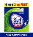 SERFEXSEL MATIC TOP load powder detergent (4kg+2kg free) Detergent Powder 6 kg