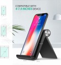 OMNIVERSE Universal Superior ABS Adjustable Multi Angle Desktop phone Stand Mount Holder for Smart Phones(black) Mobile Holder  (1)