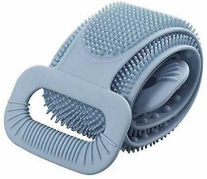 Shoplx Silicone Bathing Brush Grey  Set