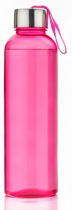 MOUNTHILLS Round Shape Fridge Bottle 1000 ml Bottle (Pack of 1, Pink, PET, Plastic)  Set  (1)